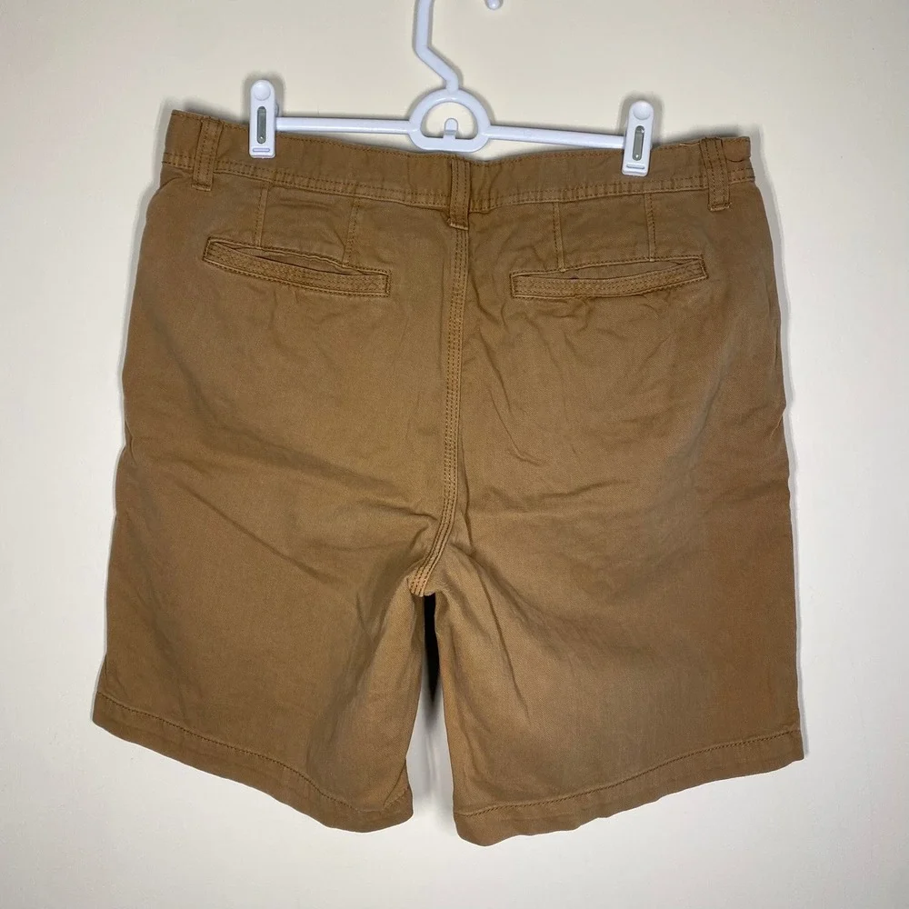 Banana‎ Republic Mens Surplus Twill Shorts 34 Brown 8.5 Inch Inseam